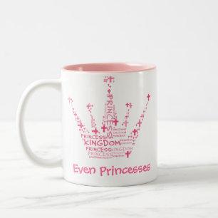 Sogar Prinzessinnen Need Coffee Zweifarbige Tasse