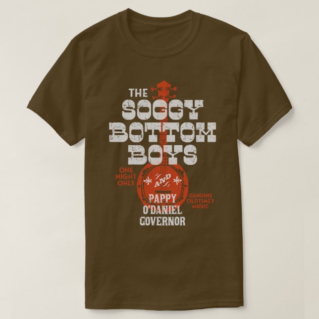Soggy Bottom Boys Pappy ODaniel Concert T-Shirt (Design vorne)