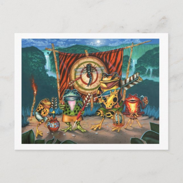 Soggy Bottom Dart Club Postkarte (Vorderseite)