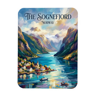Sognefjord Norwegen Magnet