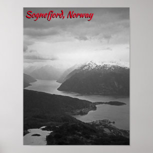 Sognefjord, Norwegen Poster
