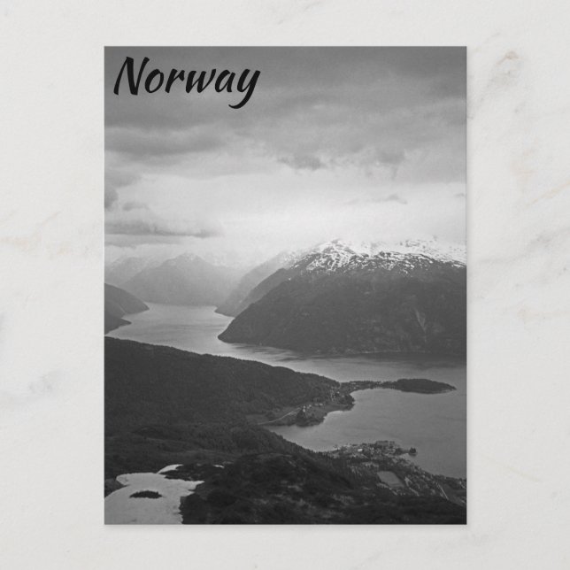 Sognefjord, Norwegen Postkarte (Vorderseite)