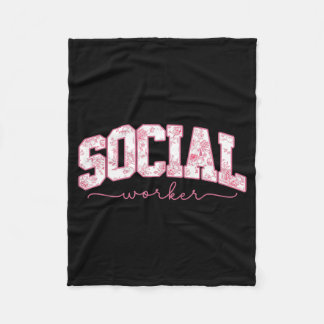 Sogovernment Agencyl Arbeiterin Floral Sogovernmen Fleecedecke