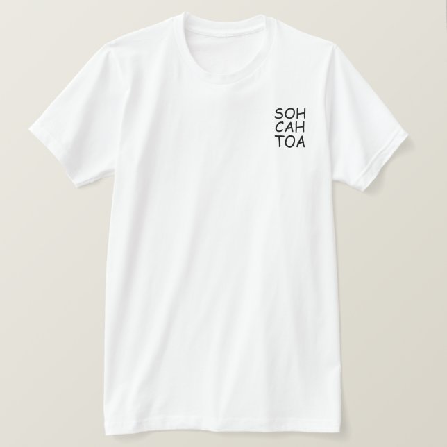 SOH CAH TOA T - SHIRT (Design vorne)