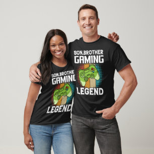 Sohn Bruder Gaming-Legende Retro-Videospiel T-Shirt
