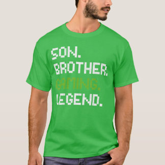 Sohn Bruder Gaming-Legende Videospiel-Geschenk für T-Shirt
