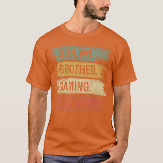 Sohn Bruder Gaming-Legende Vintage-Geschenk für Ga T-Shirt