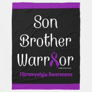 Sohn Bruder Krieger...Fibro Fleecedecke