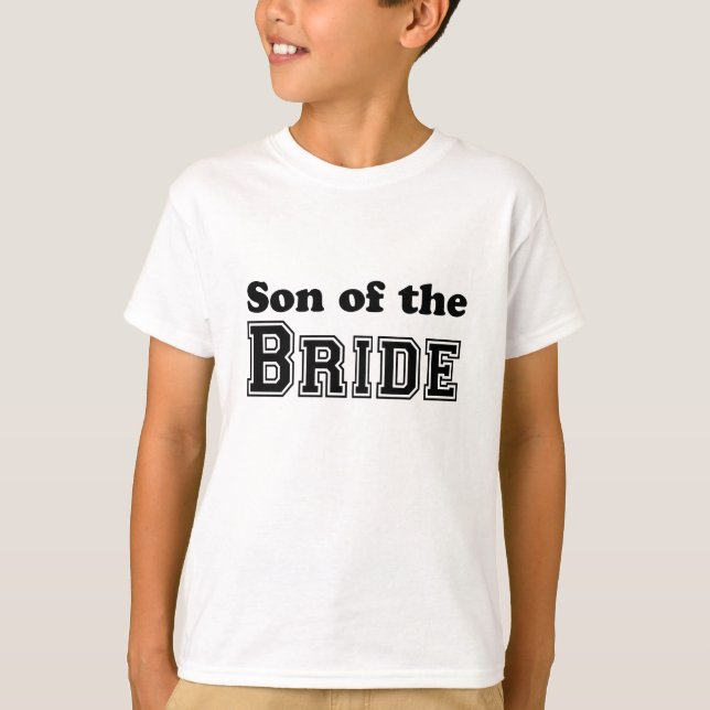 Sohn der Braut T-Shirt (Vorderseite)
