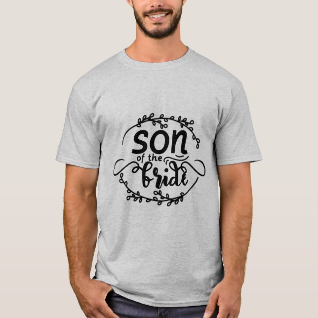 Sohn der Braut T-Shirt (Vorderseite)