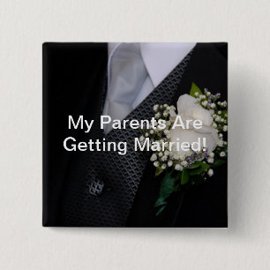 Sohn der Braut und des Bräutigams Button