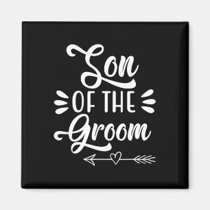Sohn der Groom Wedding Party Familie Bridal Showe Magnet