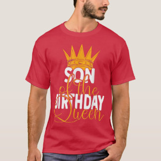 Sohn der Mamas der Geburtstagskönigin im Party T-Shirt