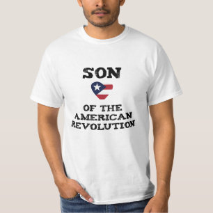 Sohn des American Revolution USA Star Eagle Vater T-Shirt