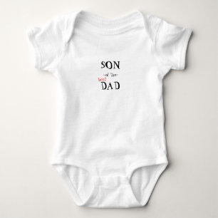 Sohn des besten Vaters, der schreibt Baby Strampler