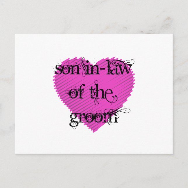 Sohn des Grooms Postkarte (Vorderseite)