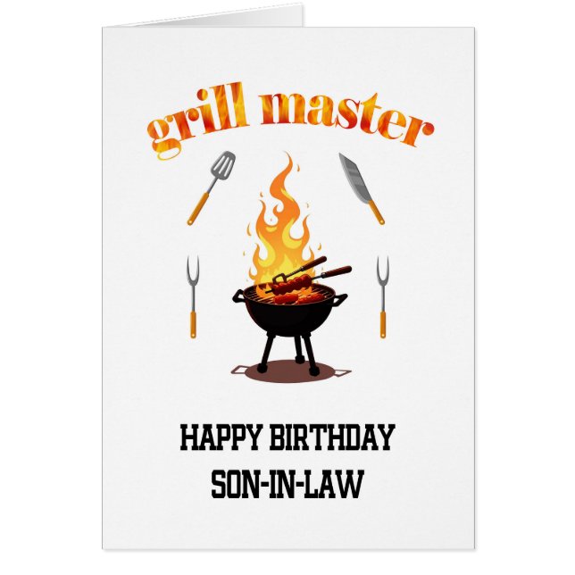 Sohn des Law Grill Master Geburtstag (Vorne)