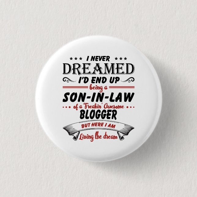 Sohn des Phantastischen Bloggers Button (Vorderseite)