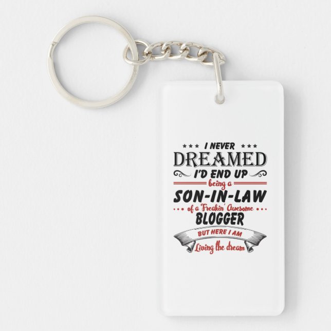 Sohn des Phantastischen Bloggers Schlüsselanhänger (Vorderseite)