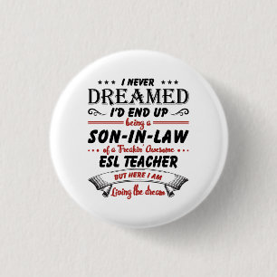 Sohn des Phantastischen ESL-Lehrers Button