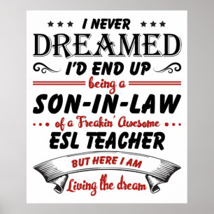 Sohn des Phantastischen ESL-Lehrers Poster