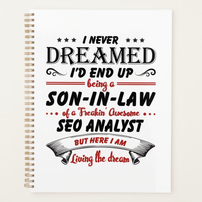Sohn des Phantastischen SEO-Analytikers Planer (Vorderseite)
