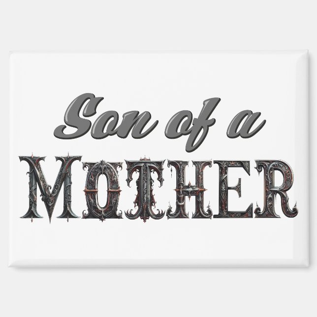 Sohn einer Mutter Magnet (Vorderseite)
