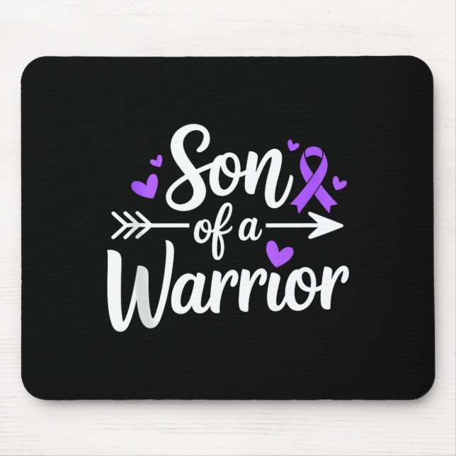 Sohn eines Kriegers Lupus-Bewusstsein SLE-Kämpfer Mousepad (Vorne)