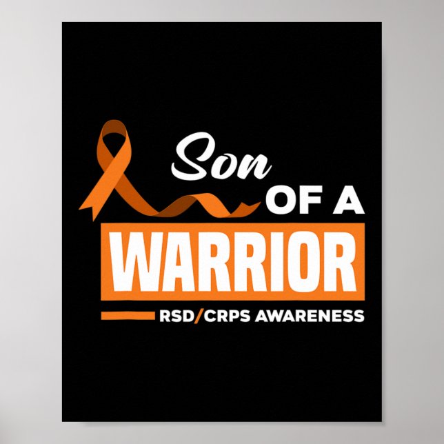 Sohn eines Kriegers RSD CRPS-Bewusstsein Poster (Vorne)