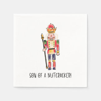 Sohn eines Nutcracker-Cocktails Napkin Serviette