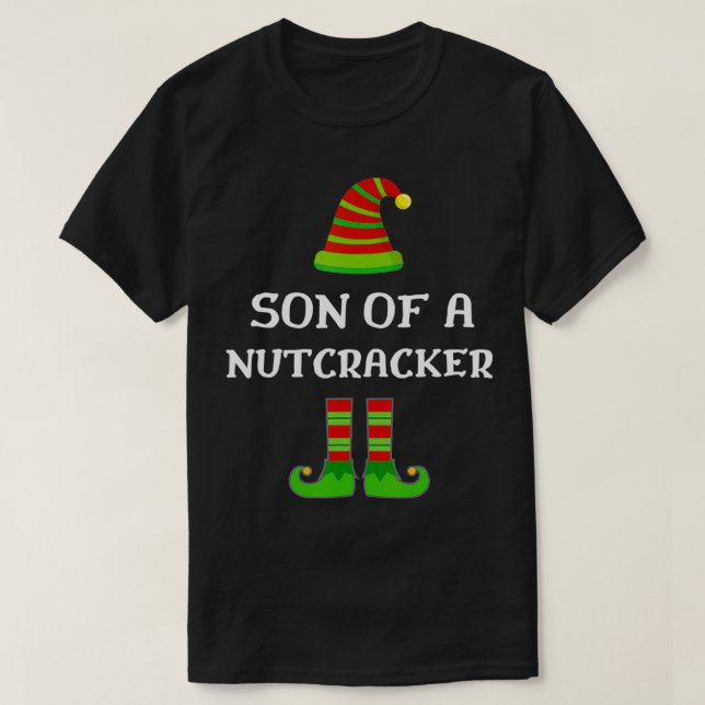 Sohn eines Nutcracker Funny Holiday T-Shirt (Design vorne)