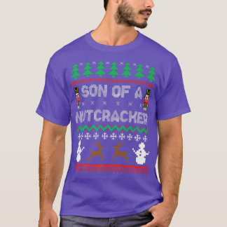 Sohn eines Nutcracker Funny Ugly Weihnachtskraut P T-Shirt