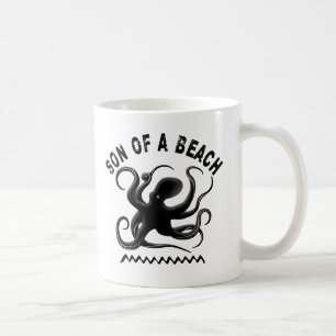 Sohn eines Strandes - Pun Design für Liebhaber des Kaffeetasse