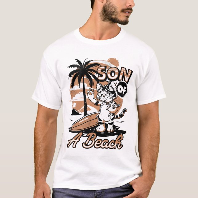 Sohn eines Strandes T-Shirt (Vorderseite)
