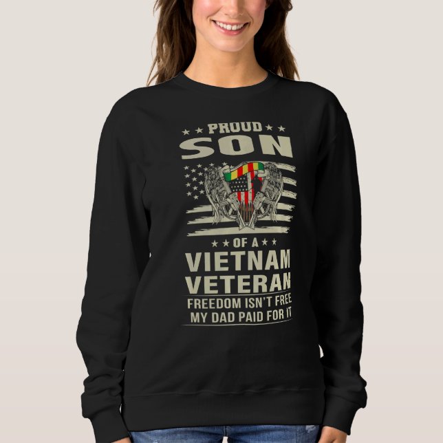 Sohn eines vietnamesischen Soldaten-Kampfes Sweatshirt (Vorderseite)
