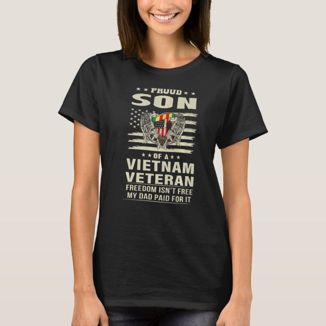 Sohn eines vietnamesischen Soldaten-Kampfes T-Shirt (Vorderseite)