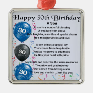 Der 30 Geburtstag Des Sohns Geschenke
