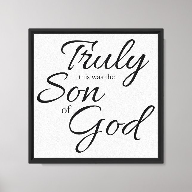 Sohn Gottes Leinwand (Vorderseite)