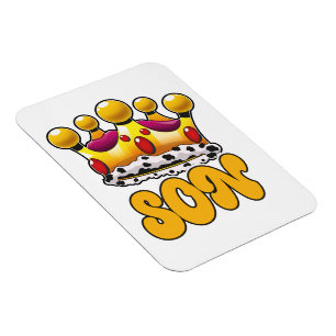 Sohn Königs krone Magnet
