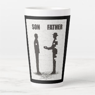 Sohn und Vater Milchtasse