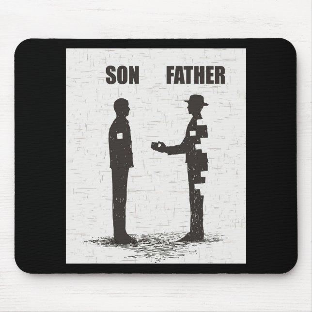 Sohn und Vater Mousepad (Vorne)