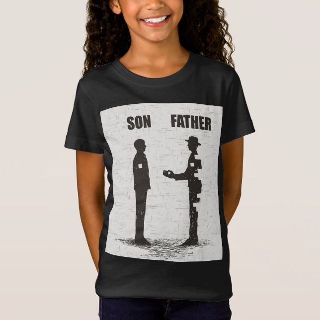 Sohn und Vater T-Shirt (Vorderseite)