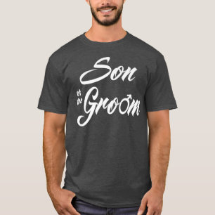 Sohn von Groom Wedding Party Funny Matching Bridal T-Shirt