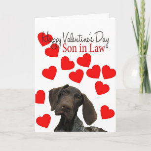 Sohn von Law Glossy Grizzine Puppy Liebe Feiertagskarte