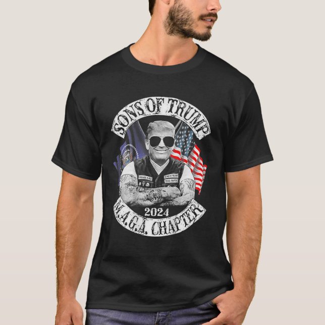 Sohn von Trump Maga Kapitel 2024 T-Shirt (Vorderseite)
