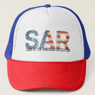 Söhne der Amerikanischen Revolution SAR Est 1889 S Truckerkappe