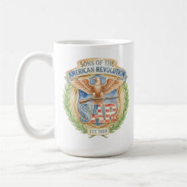 Söhne der Amerikanischen Revolution SAR Gegr. 1889 Kaffeetasse
