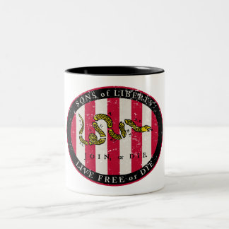 Söhne der Freiheits-Tasse Zweifarbige Tasse