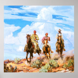 Söhne der Wüste, von Carl Oscar Borg Poster