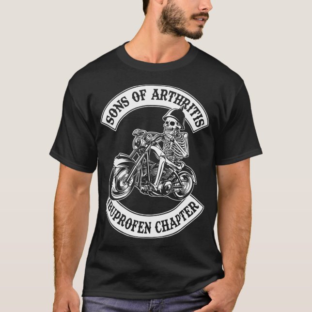 Söhne des Arthritiskapitelmotorrades T-Shirt (Vorderseite)